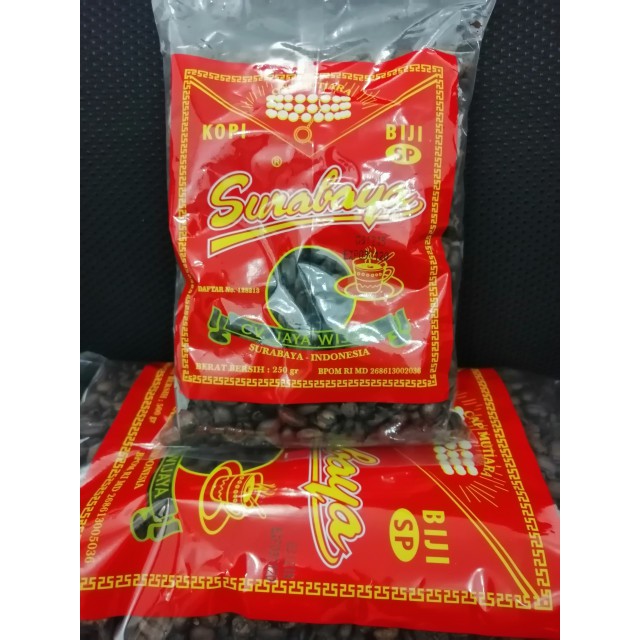 

Kopi Biji Goreng Surabaya 250gr