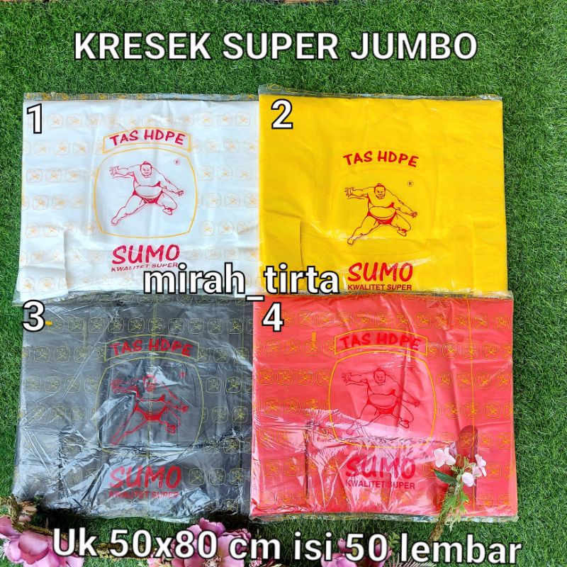 

Kantong kresek SUPER JUMBO. 50x80 cm. kresek super jumbo SUMO . KRESEK SUMO SUPER JUMBO