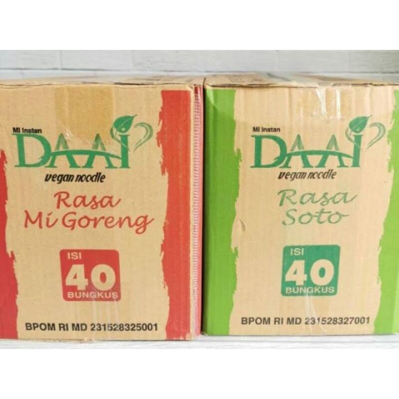 

mie daai goreng dan soto vegan dus