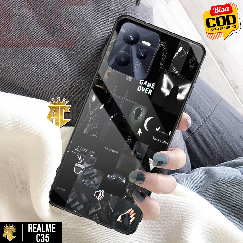 Case REALME C35 - Casing REALME C35 - Terbaru 2021 AERO CASE [ MOTIF WALLPAPER ] Silikon REALME C35 