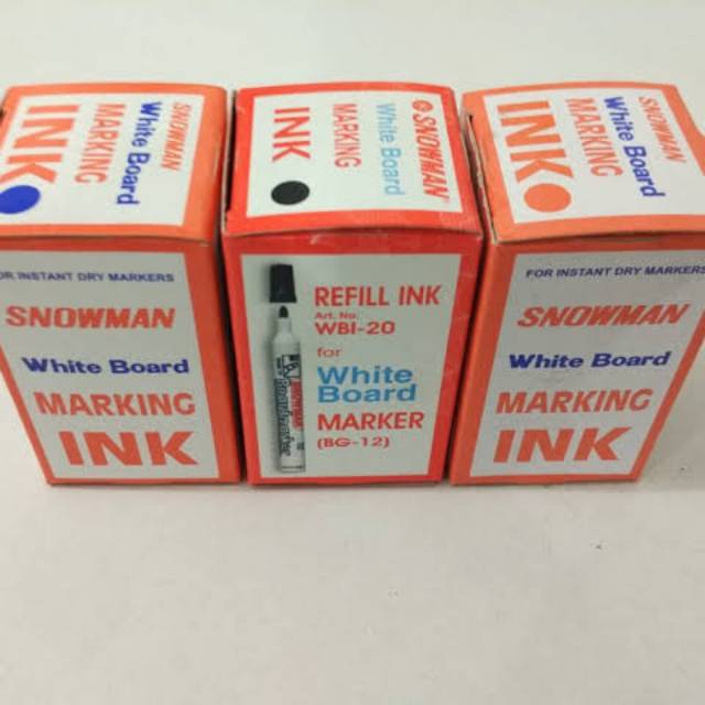 

Refill / isi ulang tinta whiteboard snowman WBI-20