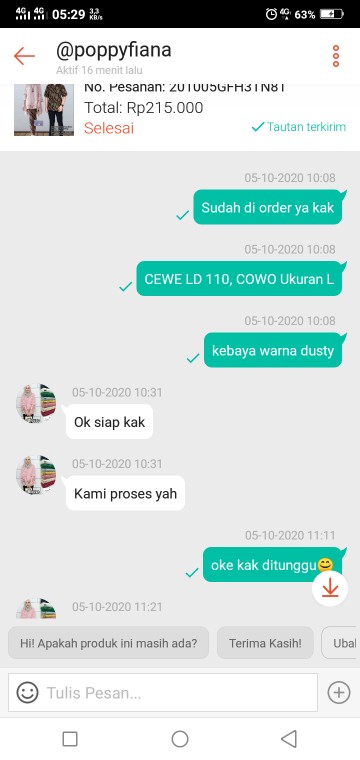 [bisa Cod] Kebaya Couple Jumbo Ld130 120 110 100 - Ciyra  Malia Couple