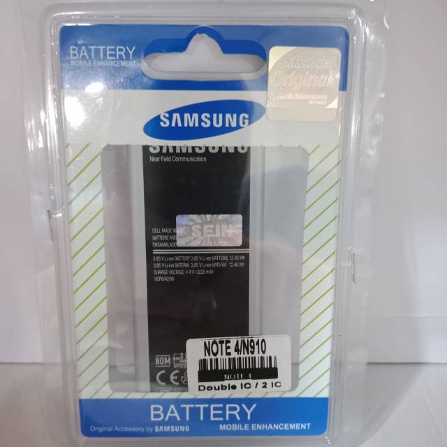 Baterai Batre Samsung Note 4 N910 Battery Samsung Note4 EB-BN910BBE Original