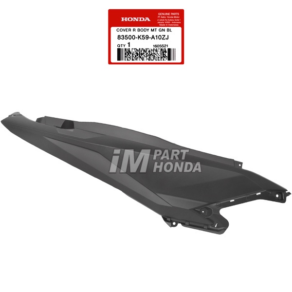 83500-K59-A10ZJ Cover Body Kanan Vario 150 LED 2015 - 2017 Hitam Dof