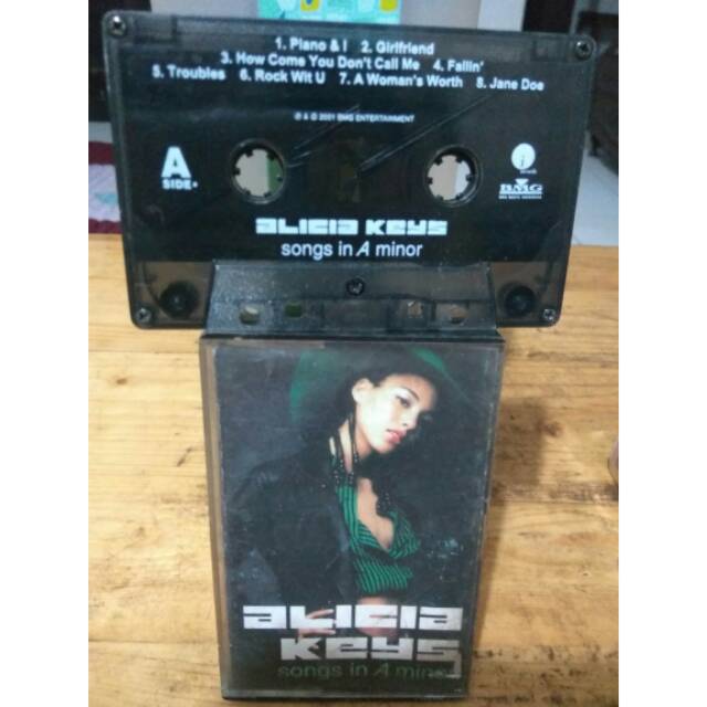 Kaset Pita Alicia Keys Songs in A Minor