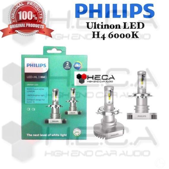 Lampu Mobil Led Ultinon Philips H4 6000K