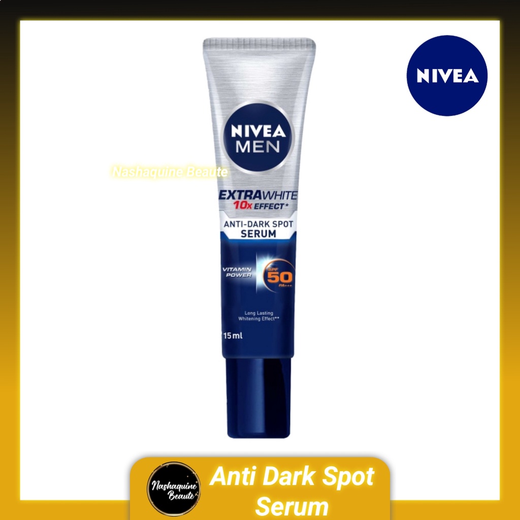 NIVEA MEN Personal Care Men Extra White Anti-Dark Spot Serum Spf50 15ml