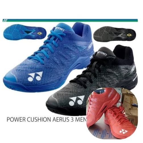 Dijual SEPATU BADMINTON YONEX POWER CUSHION AERUS 3 MEN 100% ORIGINAL Murah