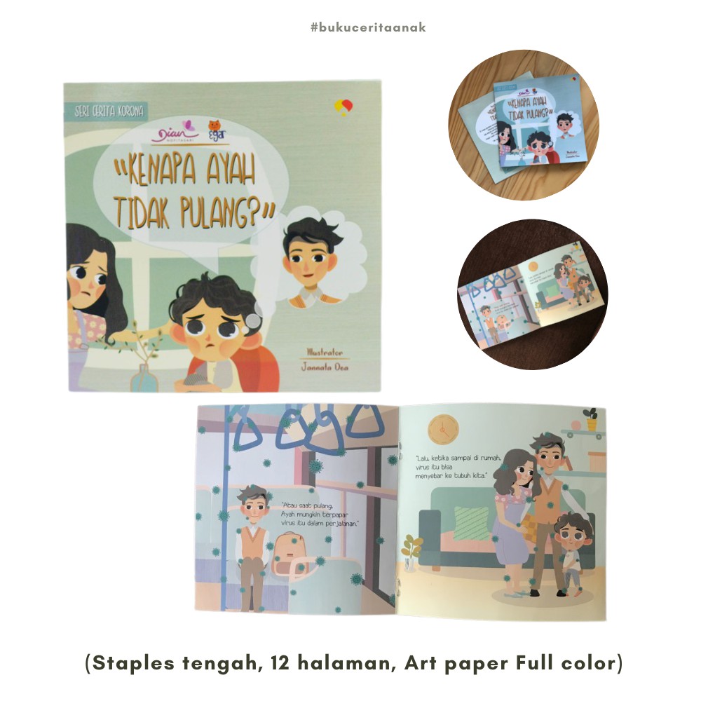 Charissa Publisher - Buku Kenapa Aya Tidak Pulang - Seri Cerita Korona-5