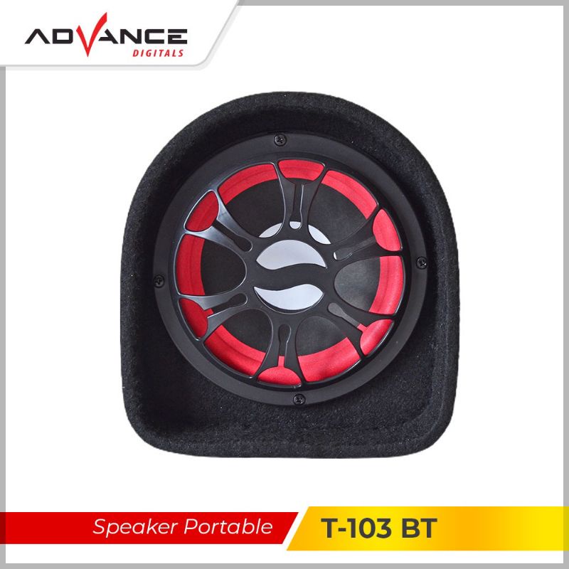 Advance Subwoofer Bass Speaker Bluetooth  T103BT Remote 8&quot;