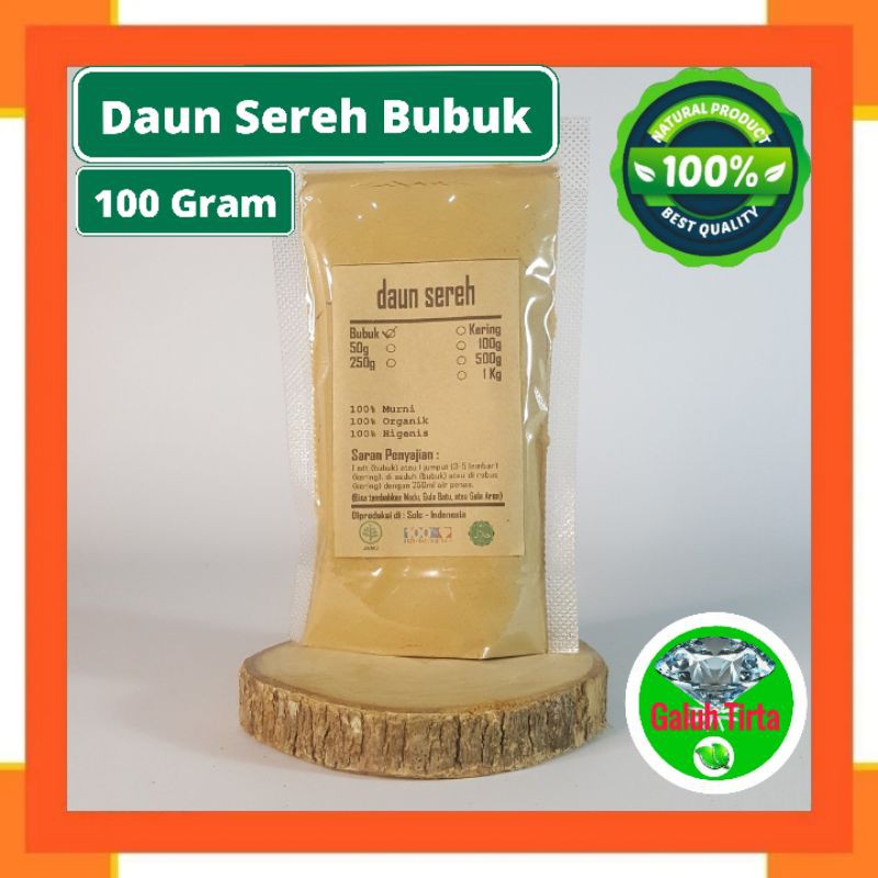 

SERAI BUBUK - SEREH 100 GRAM - Cymbopogon Citratus - MURNI - JSR