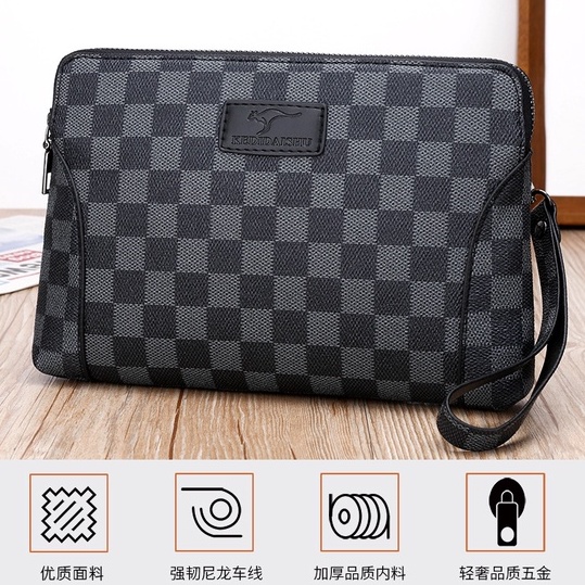 Clutch Pria Murah / Clutch AndBun By &quot;The X Woof&quot; - Xclutch Kantoran Import JM 889 Tas Tangan Handbag lv damier