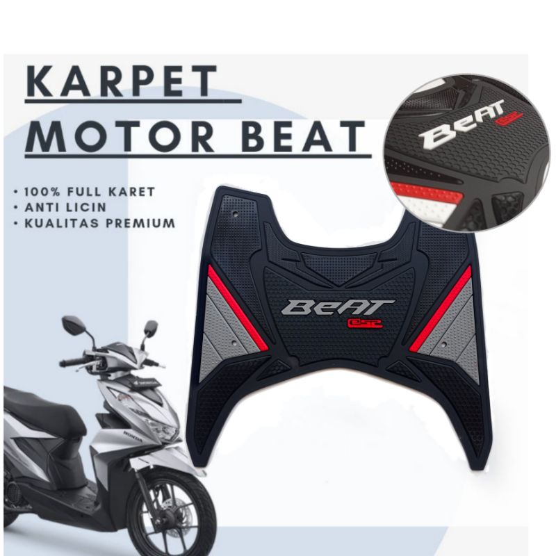 Aksesoris Motor Beat - Variasi Beat fi - Karpet Motor Beat - Pijakan Kaki Motor Beat fi 2013/2022
