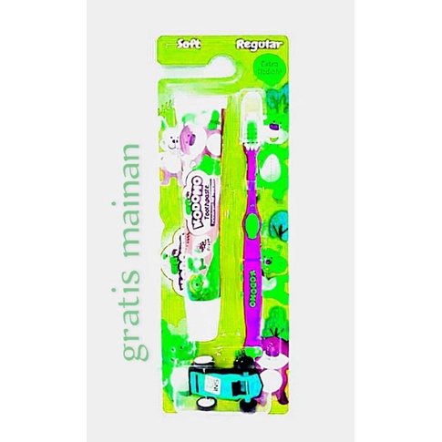 sikat gigi anak kodomo  plus pasta gigi extra hadiah