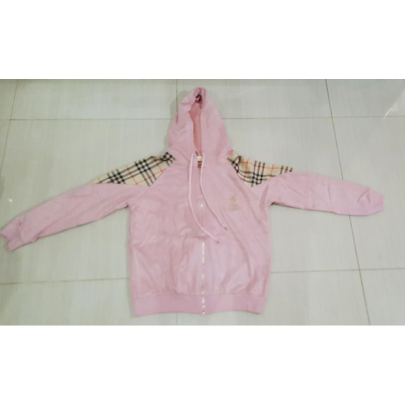 Jaket Suede Burberry Import