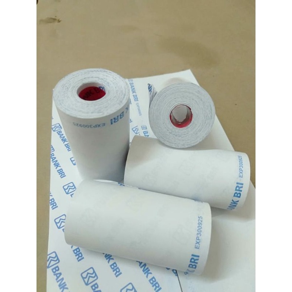 KERTAS THERMAL EDC LOGO BRI 57X30