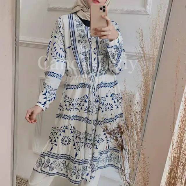 CHINDY TUNIK | TUNIK MOTIF BANGKOK | TUNIK IMPORT MOTIF | ATASAN WANITA MOTIF BANGKOK