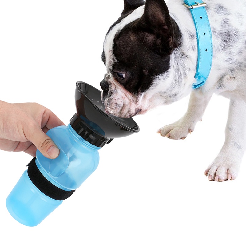 500ml  Pet Travel Water Bottle Botol Minum Anjing Dan Kucing Portable Untuk Travel Travel Botol Water Feeder