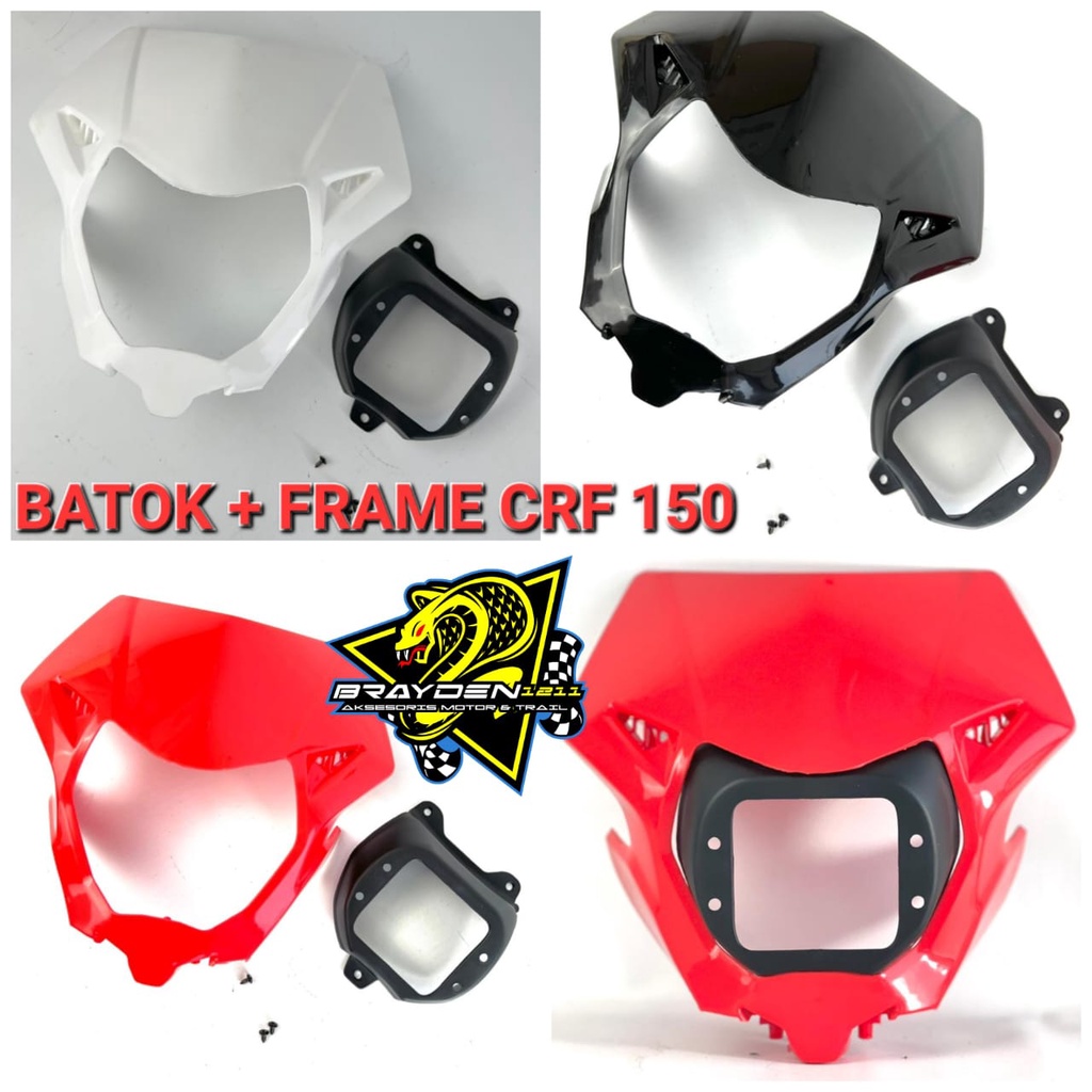 HEADLAMP CRF 150 / KEDOK LAMPU CRF150 / BATOK LAMPU CRF / KEDOK LAMPU DEPAN CRF