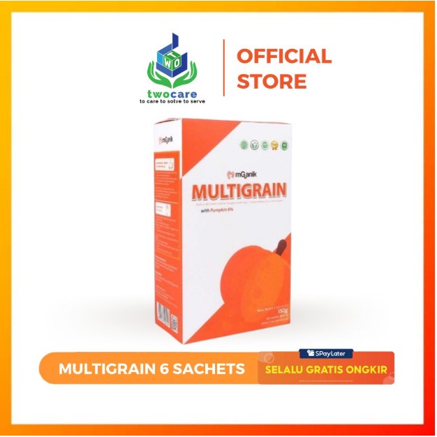 MGANIK MULTIGRAIN ORIGINAL 1 BOX ISI 6 SACHET BPOM 150 gram