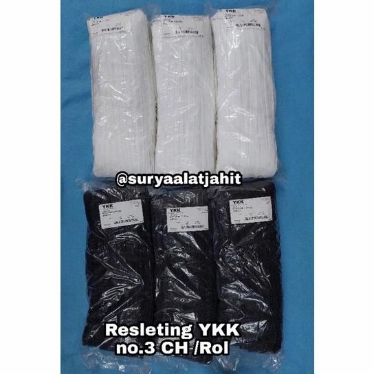 Nay Resleting / Resleting Rol Coil #3Ch Ykk @100Yard Kekinian Terlaris