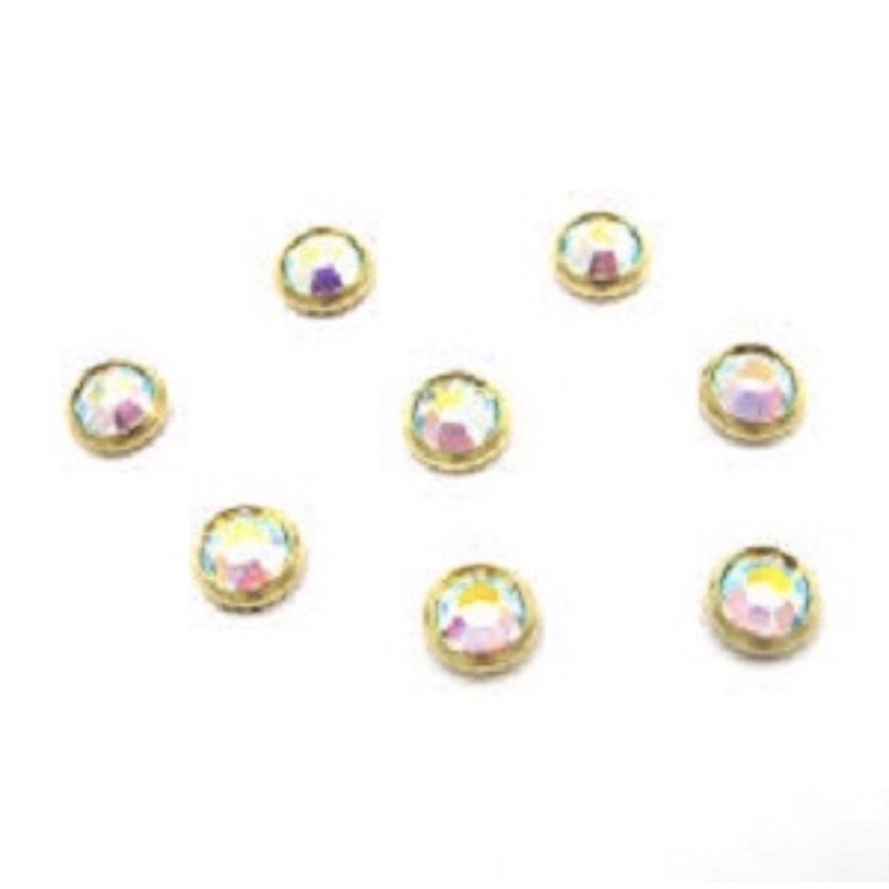 CRYSTAL SWAROVSKI ORIGINAL FLATBACK HOTFIX 2029 SS 34 AB U AURORE BOREALE