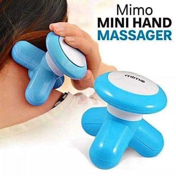 Alat Pijat Mimo Portable Mini Electrik Massager Hand Massage Electric Kaki Tangan Charger USB