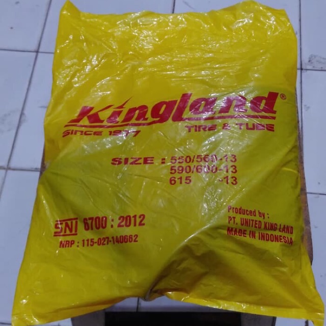 Ban Dalam Mobil Kingland 550/560/590/600/615 Velg Ring 13