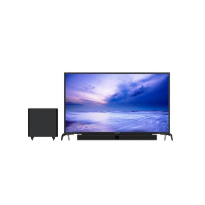 Polytron LED TV 43&quot; + Sound Bar 43B150 PROMO MURAH GARANSI RESMI