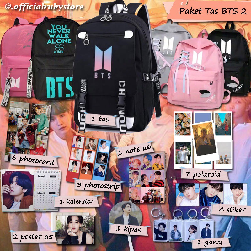 

PAKET TAS + KALENDER BTS 2022 TERBARU