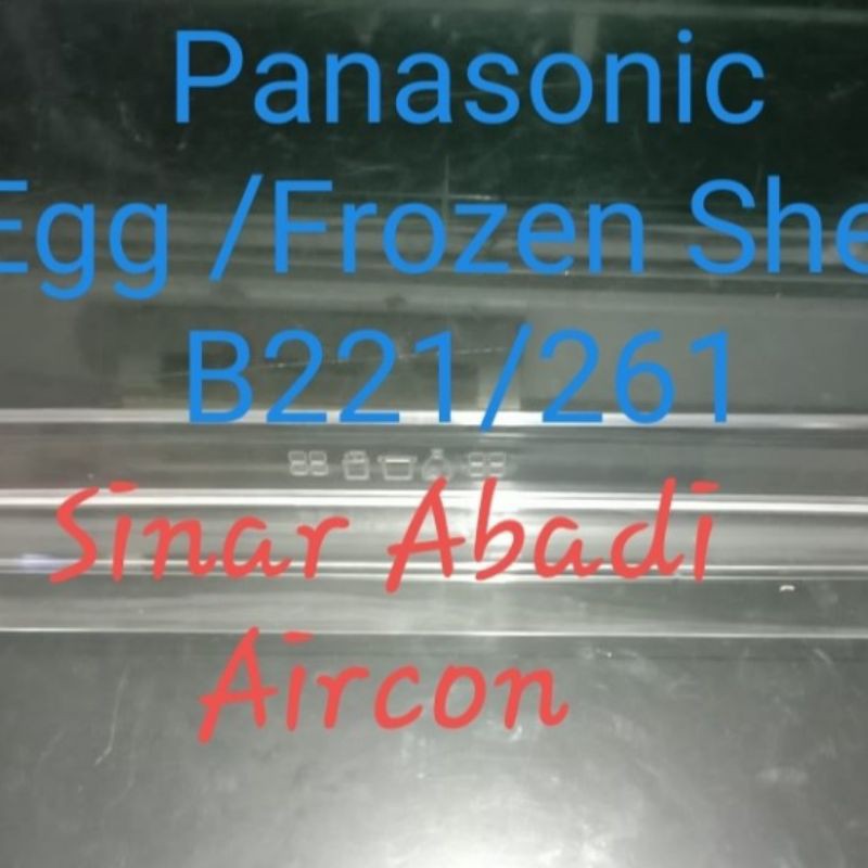 Rak pintu Tatakan Telur dan Frezer Kulkas Panasonic