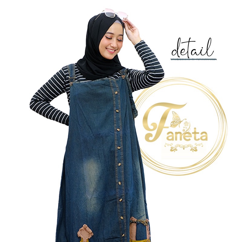 OVERALL JEANS WANITA / BAJU KODOK WANITA MURAH KEKINIAN HIMA OVERALL / MARVEL OVERALL JEANS KEKINIAN