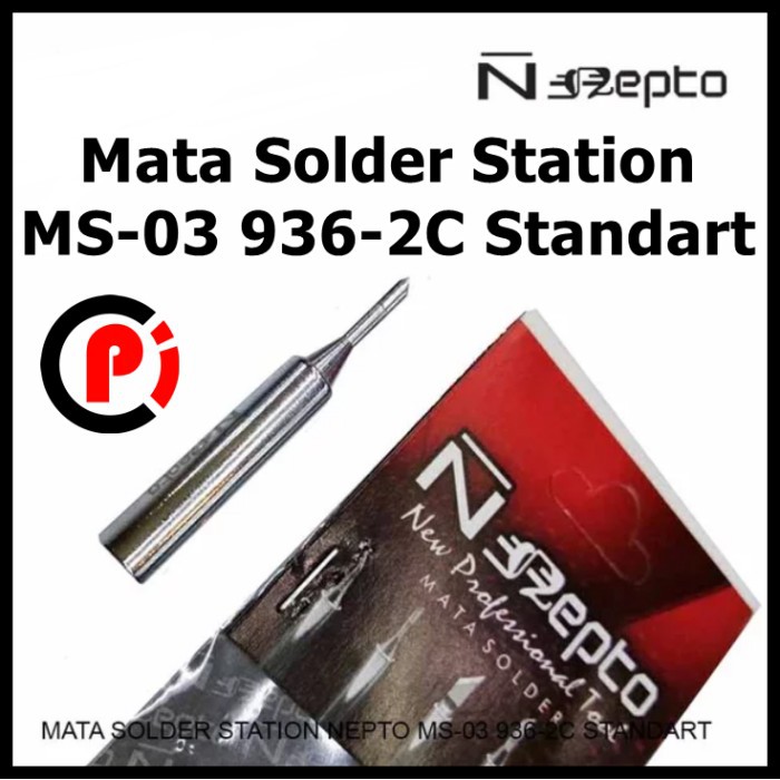 Original Nepto Mata Solder Station MS 03 936 2C Standart Kaki Kuda