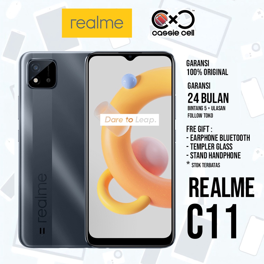 Realme C11 (2021) 2/32GB [5000mAh Massive Battery, 6.5