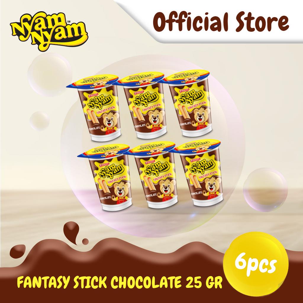 

Arnott's Nyam-Nyam Fantasy Stick Chocolate 25 gr x 6