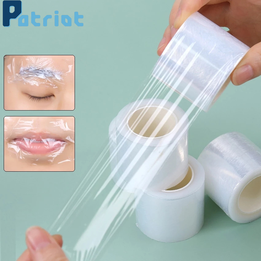 [  1 Roll 42MM*200M Disposable Plastic Tattoo Wrap ][ Permanent Ultra-thin Safe Tattoo Film ][ Tattoo Clear Wrap Cover Preservative Film ]