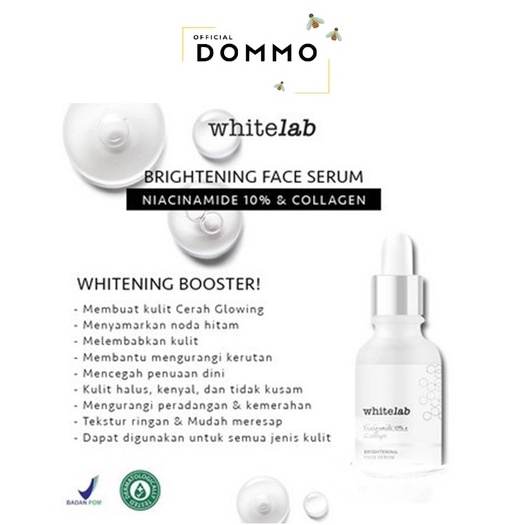 DOMMO - D8064 Whitelab Brightening Face Serum | White lab Brightening Face Serum