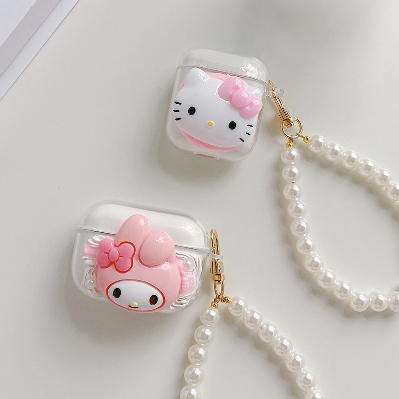 INPODS Soft Case Silikon TPU Desain Kucing Helllo Cover AirPods Gen 3 12 1 2 3