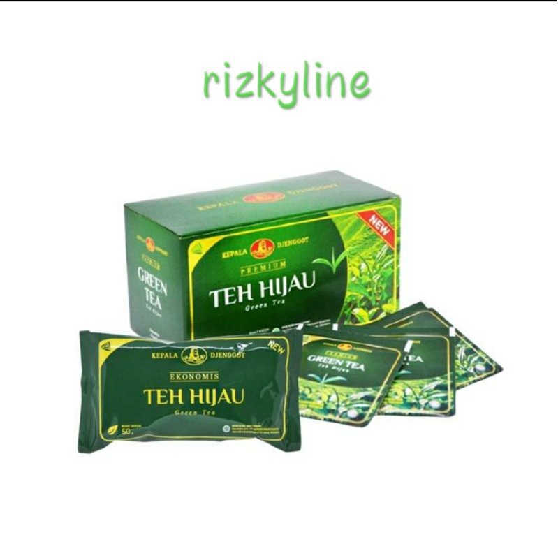 Paket Teh Hijau Diet Celup 25's dan Tabur 50gr