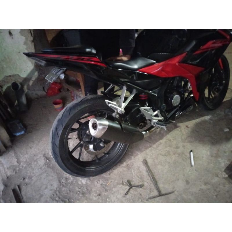 knalpot CBR 150 facelift tipe R45 suara standar