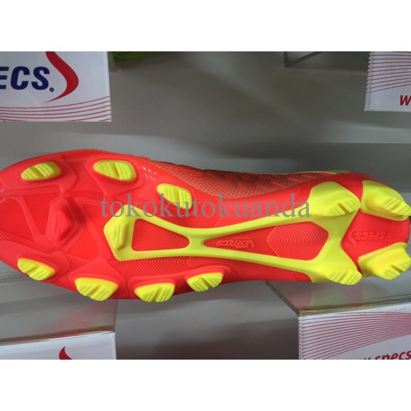 sepatu bola specs swervo dragon in red original 100% new model 2016