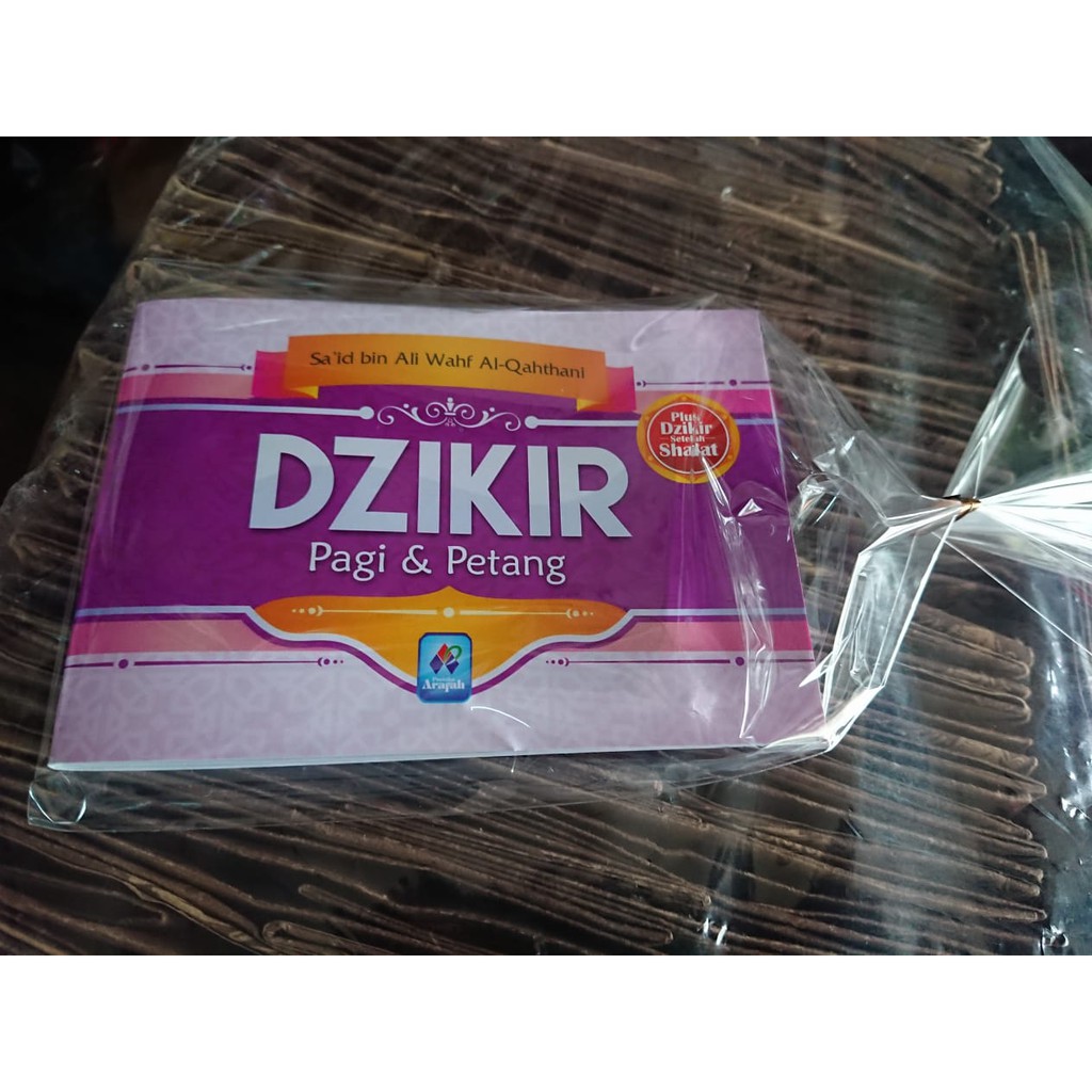 Dzikir Pagi Petang ukuran saku -  cocok untuk Souvenir Pernikahan - Said Wahf Qahtani