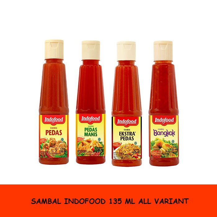 

Sambal Indofood Pet 135 ml All Variant