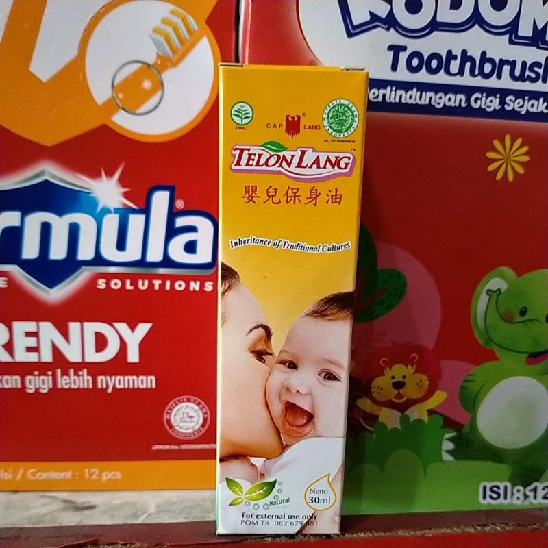 Minyak telon 30ml Cap LANG,per pcs.