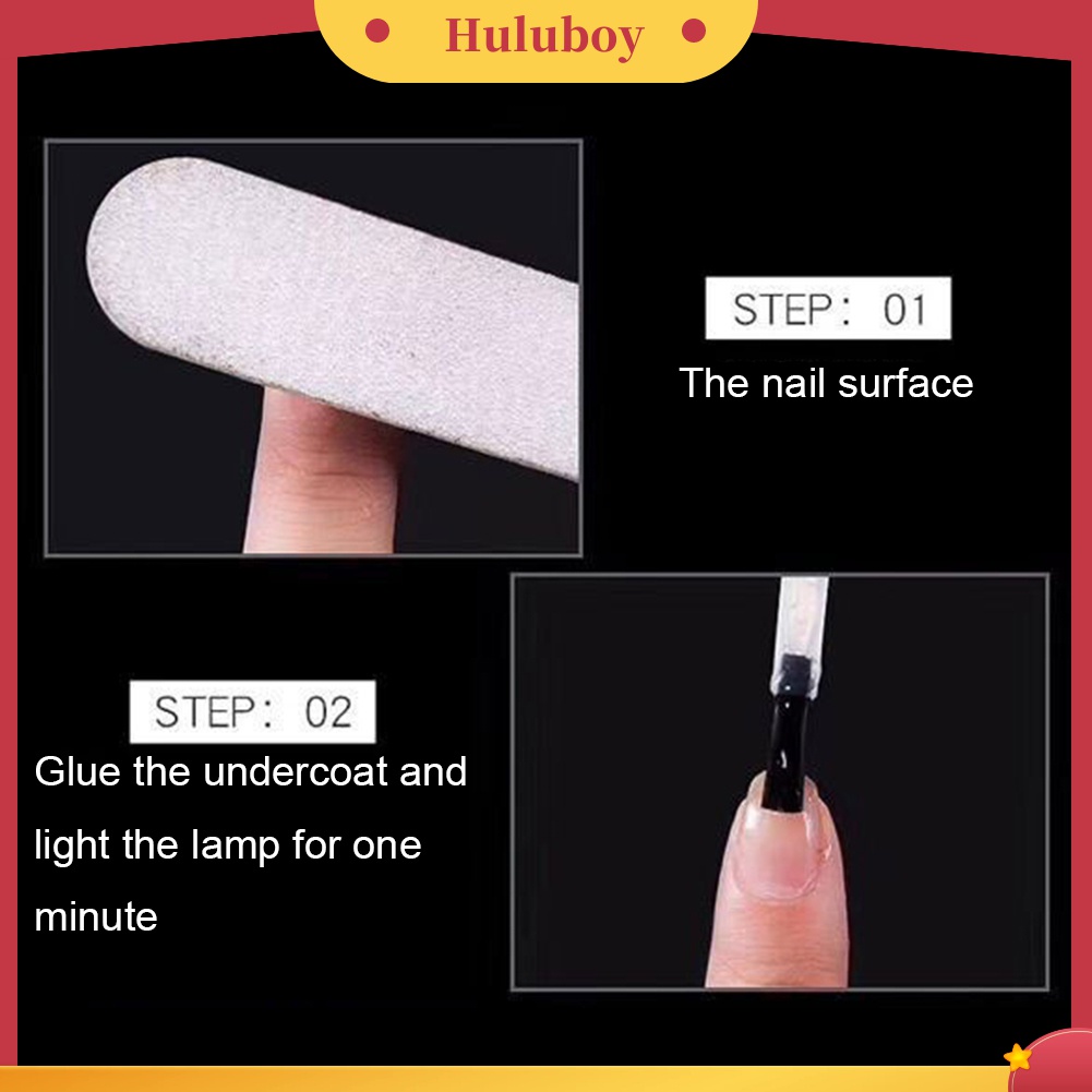 Huluboy Huluboy♡ 10pcs Kuku Extension Bahan Fiberglass Anti Retak Untuk Manicure