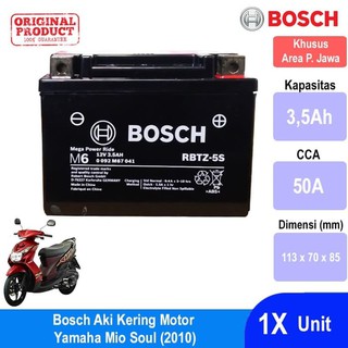 100 QUALITY Bosch Aki Kering Motor Yamaha Mio Soul 100 QUALITY Bosch Aki Kering Motor Yamaha Mio Soul
