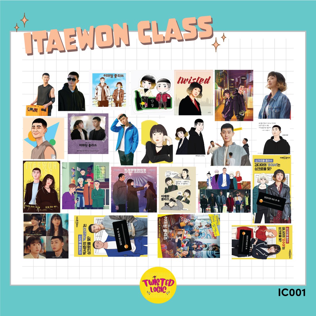 aesthetic sticker tumblr itaewon class netflix series