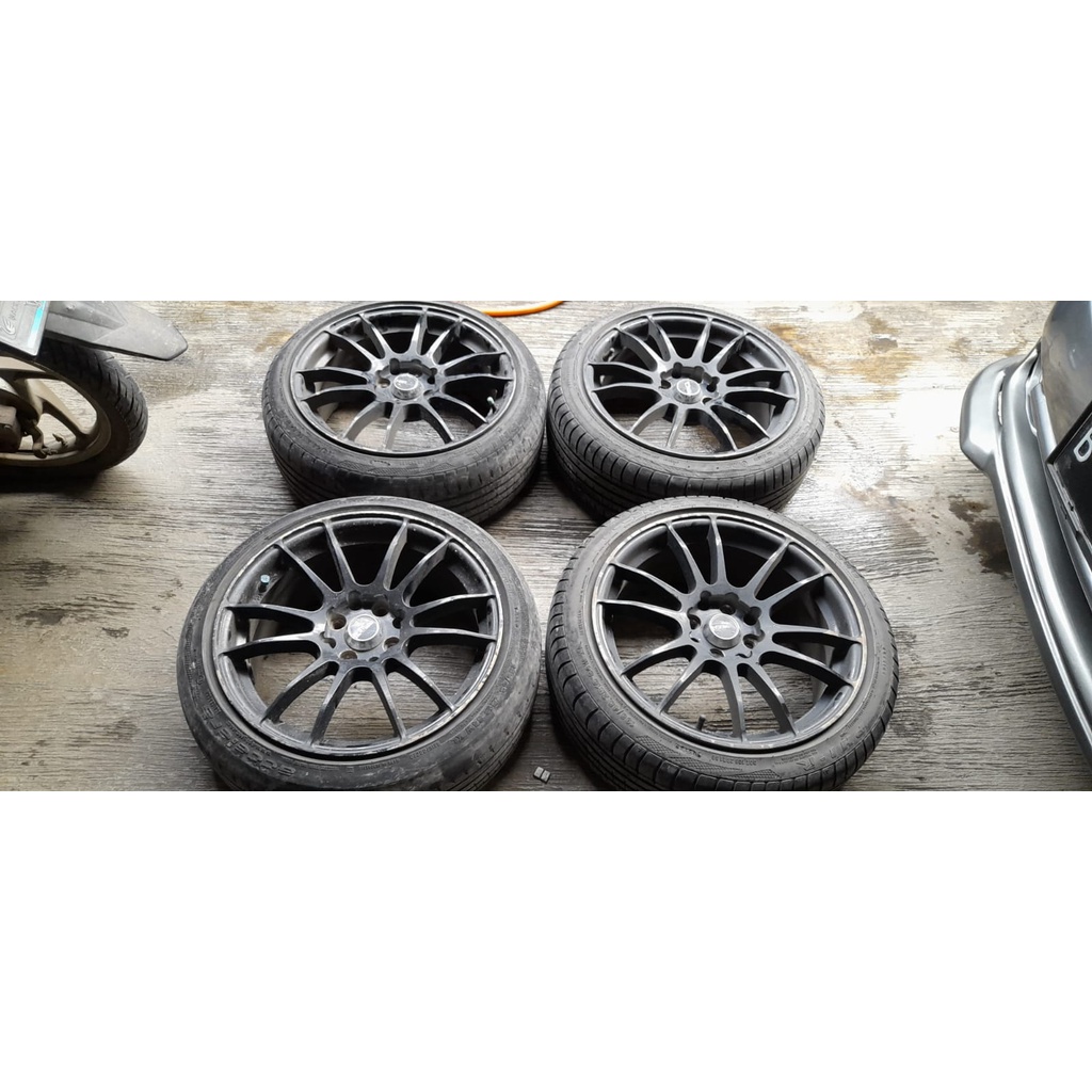 Velg mobil second racing R16 Velk NOSHIRO HSR R16 untuk Brio Swift Ayla Dll