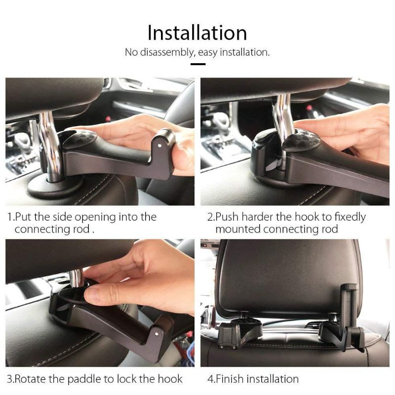 Car holder Hp Gantung Jok Mobil Dudukan Handphone Hangar Jepit JKT