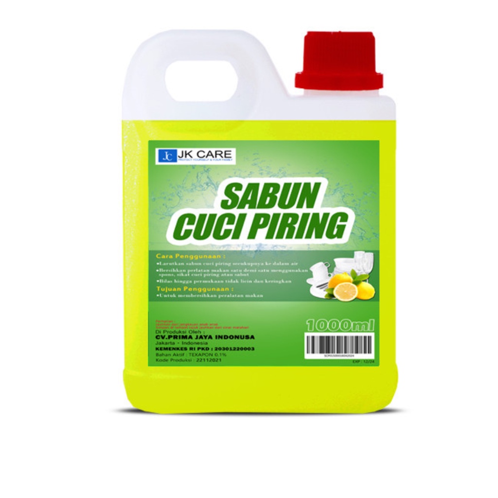 JK CARE Sabun Cuci Piring Murah Kualitas Premium 1 Liter